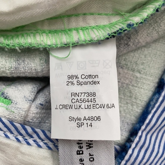 J.Crew High Rise Green Floral Short - Picture 5 of 5